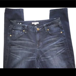 cabi dark denim wash skinny jeans size 8